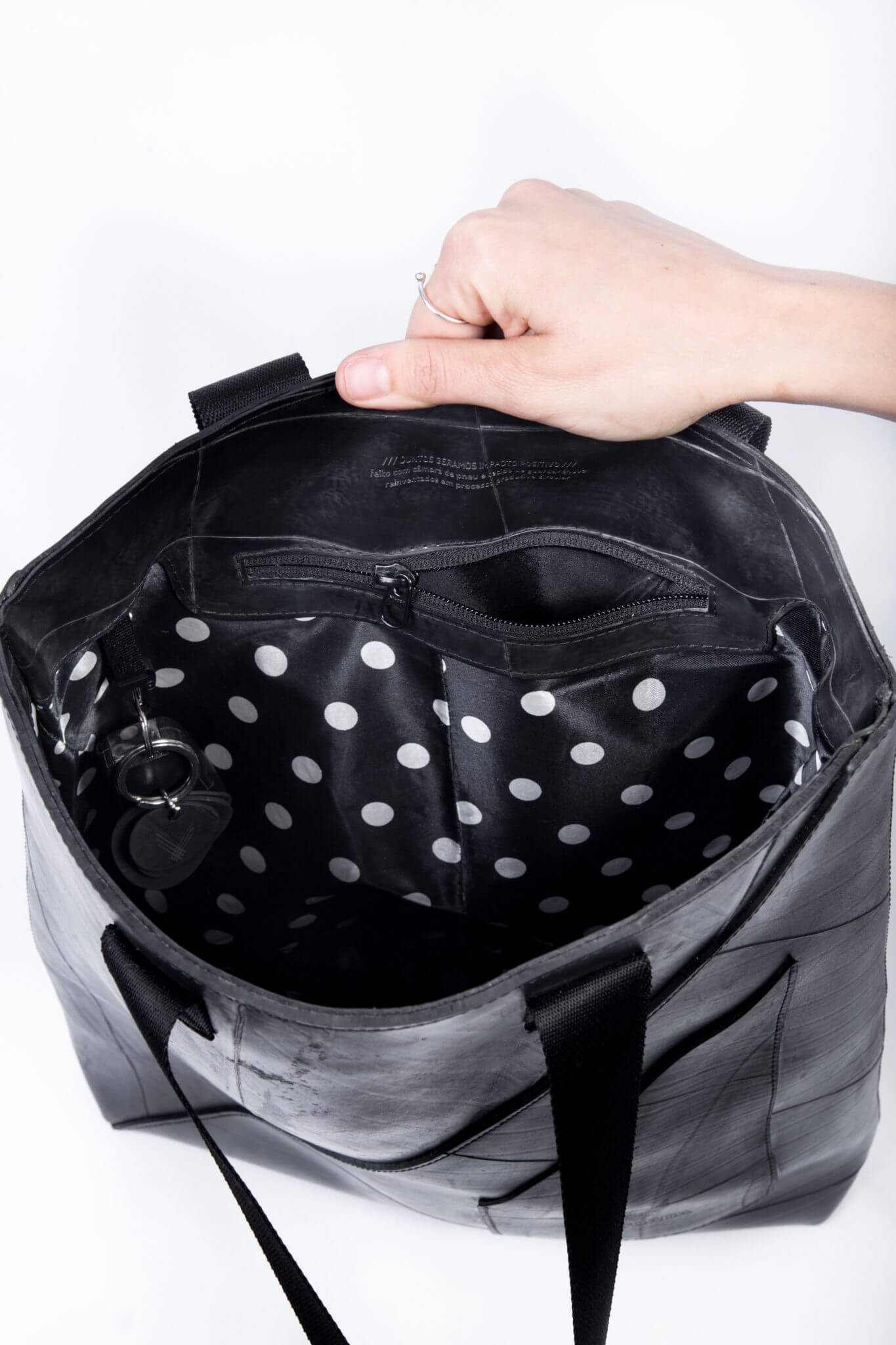 Bolsa retângulo da Revoada - interno